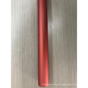 Tubo de aluminio anodizado rojo